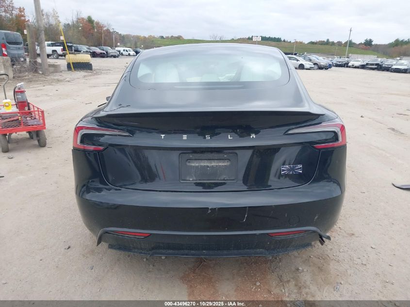 2024 Tesla Model 3 Performance All-Wheel Drive VIN: 5YJ3E1ET3RF900493 Lot: 43496270