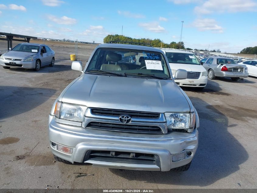 2001 Toyota 4Runner Limited V6 VIN: JT3HN87R910342981 Lot: 43496286