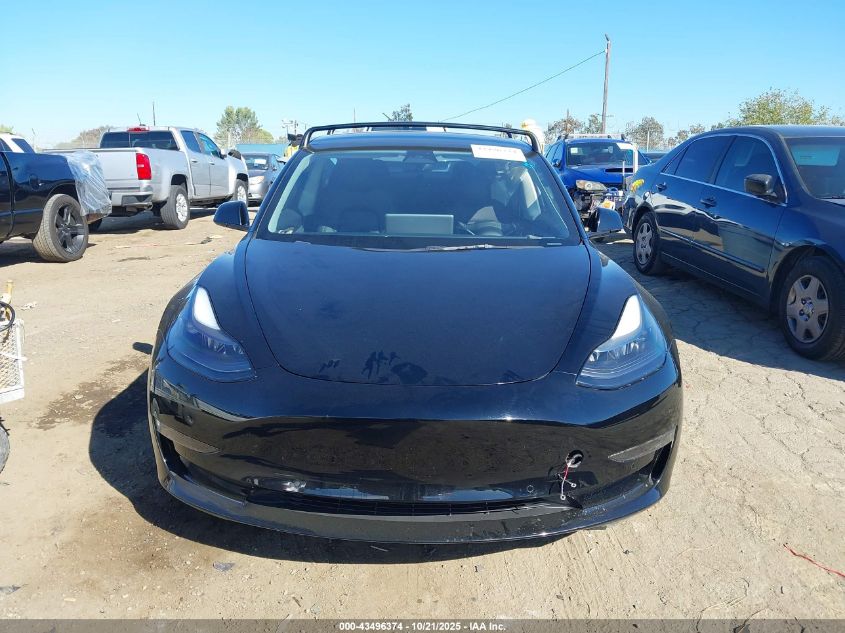 2022 Tesla Model 3 Performance Dual Motor All-Wheel Drive VIN: 5YJ3E1EC3NF354496 Lot: 43496374