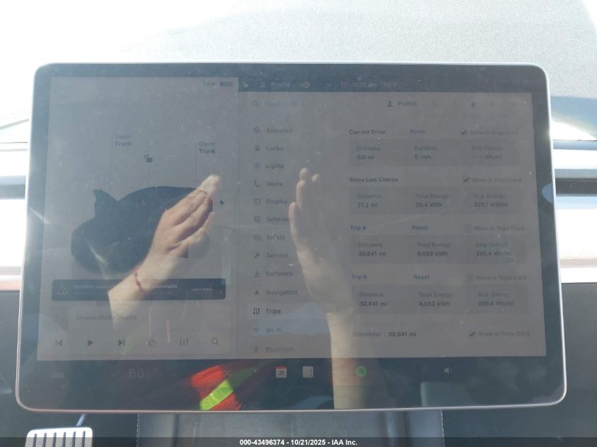 2022 Tesla Model 3 Performance Dual Motor All-Wheel Drive VIN: 5YJ3E1EC3NF354496 Lot: 43496374