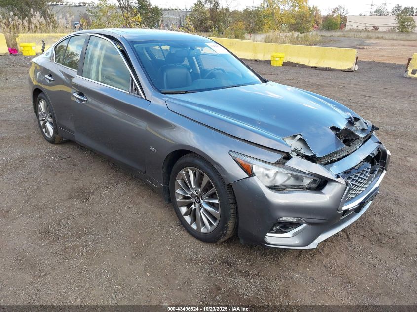 2018 INFINITI Q50 3.0T LUXE - JN1EV7ARXJM611308