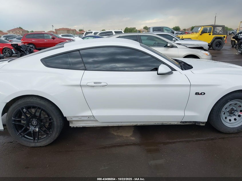 2020 Ford Mustang 5.0 Gt Fastback White Lot 111043496554 Vin 1FA6P8CF8L5173461