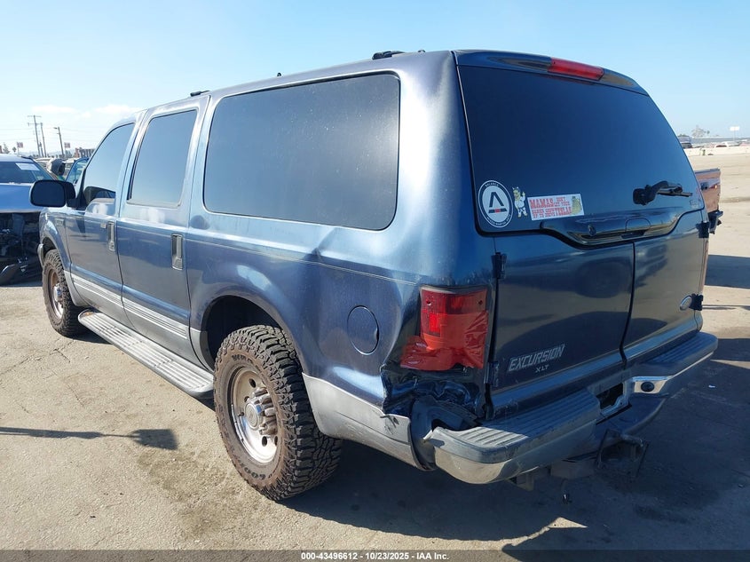 1FMNU40S73EA24950 2003 FORD EXCURSION photo no. 3