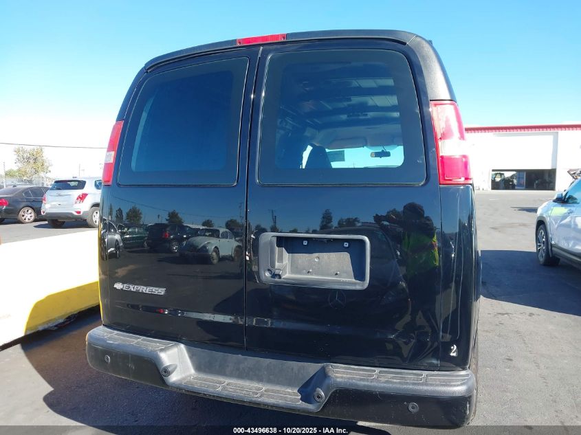 2017 Chevrolet Express 2500 Work Van VIN: 1GCWGAFF4H1302971 Lot: 43496638
