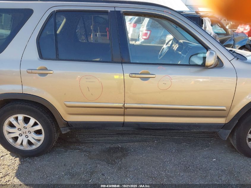 2006 Honda Cr-V Se VIN: JHLRD78986C047679 Lot: 43496646