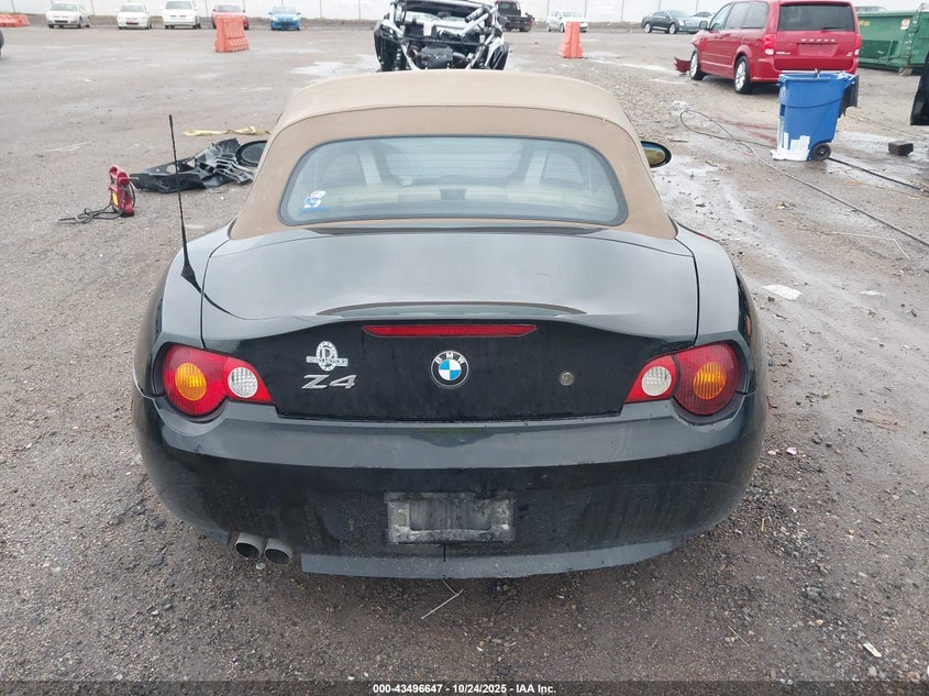 2003 BMW Z4 3.0I VIN: 4USBT53483LU02423 Lot: 43496647
