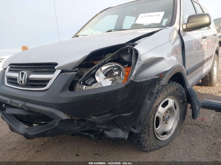 2002 Honda Cr-V Lx VIN: JHLRD78402C091867 Lot: 43496698