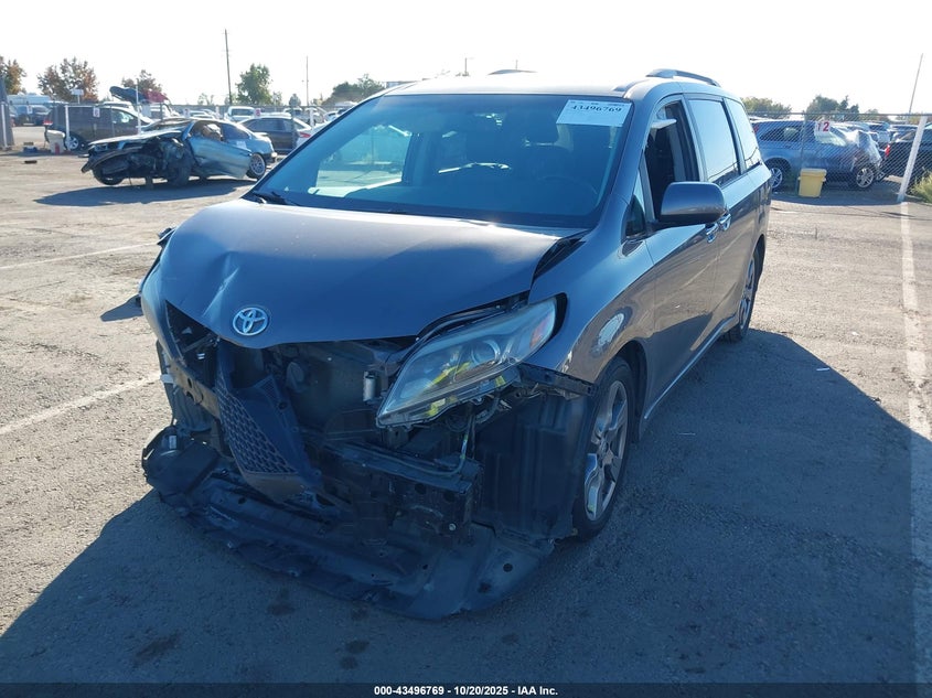 2017 TOYOTA SIENNA SE 8 PASSENGER 5TDXZ3DC1HS857060