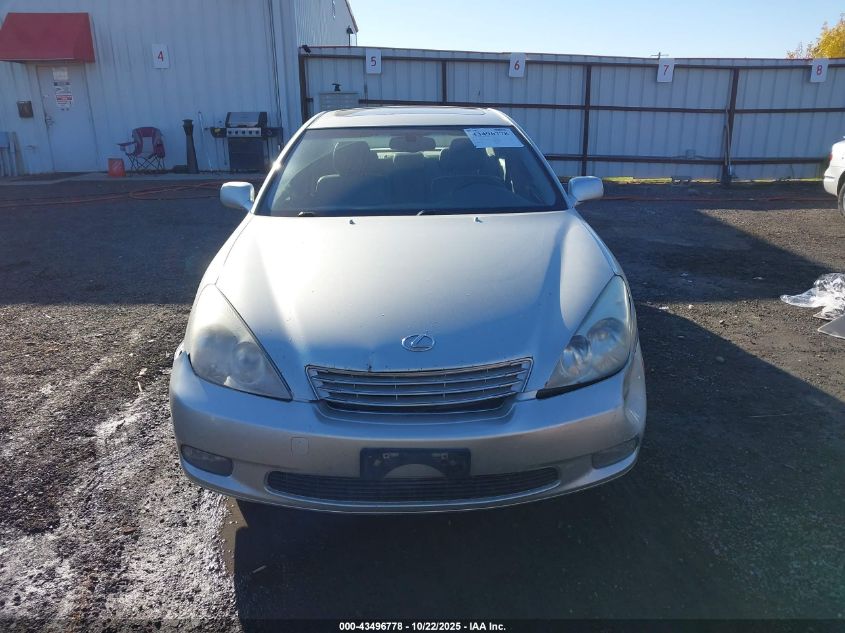 2004 Lexus Es 330 VIN: JTHBA30G245053794 Lot: 43496778