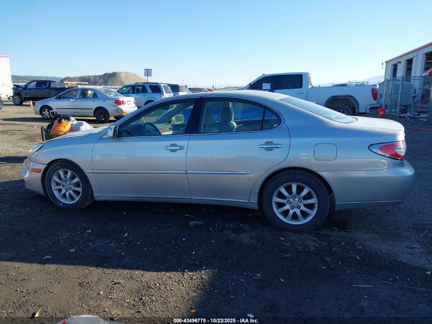 2004 Lexus Es 330 VIN: JTHBA30G245053794 Lot: 43496778