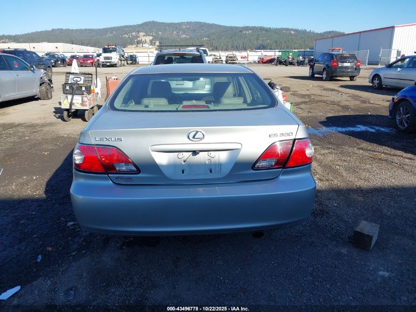 2004 Lexus Es 330 VIN: JTHBA30G245053794 Lot: 43496778