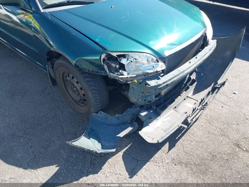 2002 Honda Civic Ex VIN: 1HGES26772L006641 Lot: 43496850