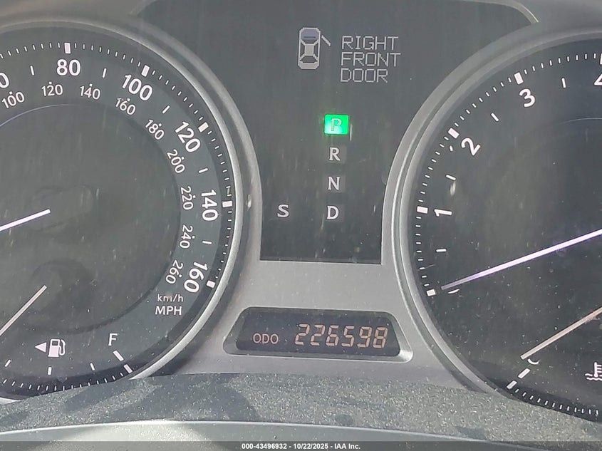 2008 Lexus Is 250 VIN: JTHBK262785055033 Lot: 43496932