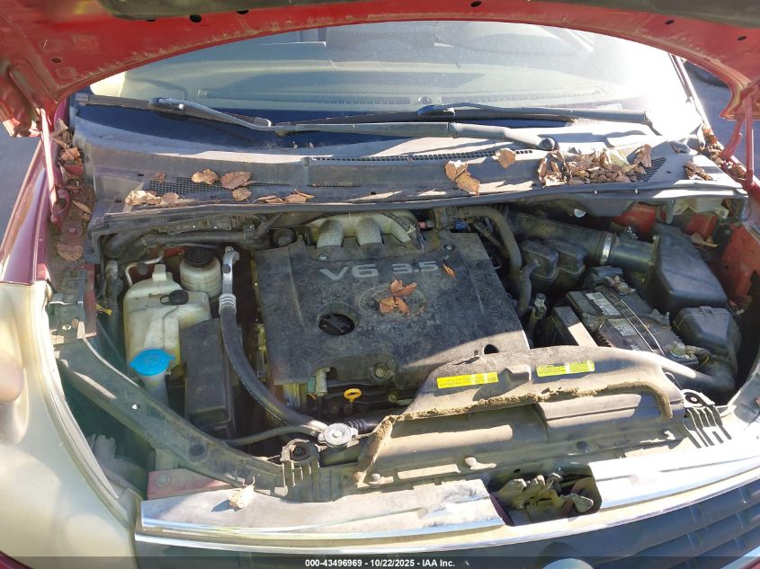 2008 Nissan Quest 3.5 Se VIN: 5N1BV28U78N105674 Lot: 43496969