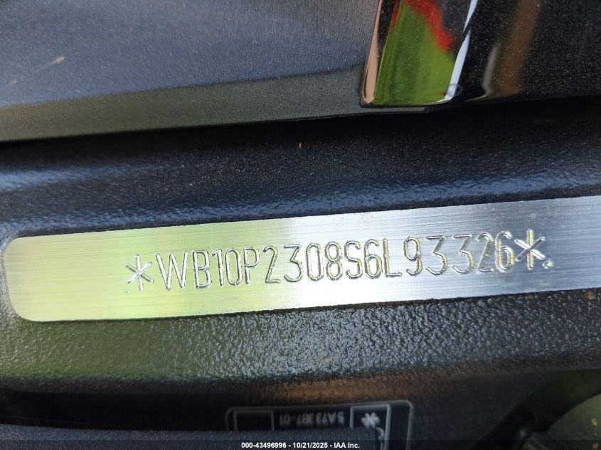 2025 BMW S 1000 Rr VIN: WB10P2308S6L93326 Lot: 43496996