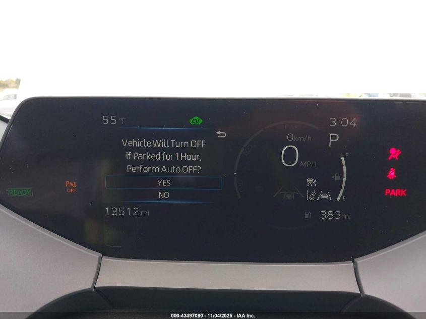 2024 Toyota Prius Le Awd-E VIN: JTDADABU7R3020112 Lot: 43497080