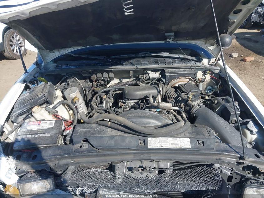 1997 GMC Sonoma Sl Wideside VIN: 1GTCS14X6VK521692 Lot: 43497112