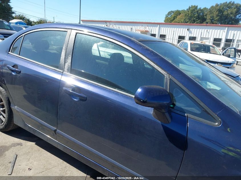 2009 Honda Civic Lx VIN: 2HGFA16599H534849 Lot: 43497242