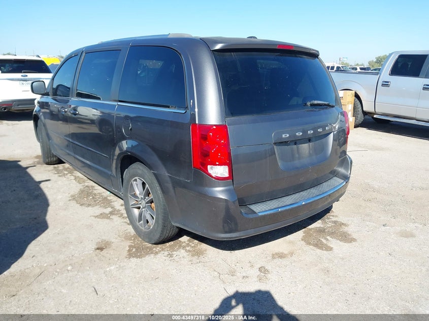 Vin: 2c4rdgcg0hr760962, lot: 43992280, dodge grand caravan sxt 20173