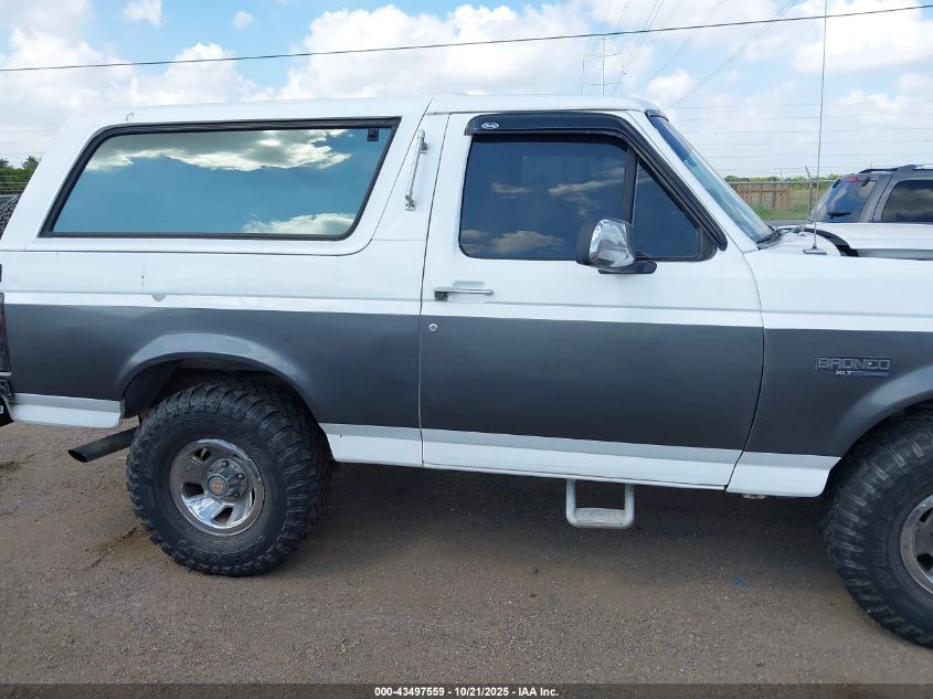 1995 Ford Bronco U100 VIN: 1FMEU15N9SLB77132 Lot: 43497559