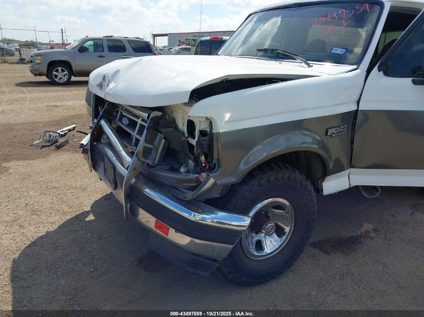 1995 Ford Bronco U100 VIN: 1FMEU15N9SLB77132 Lot: 43497559