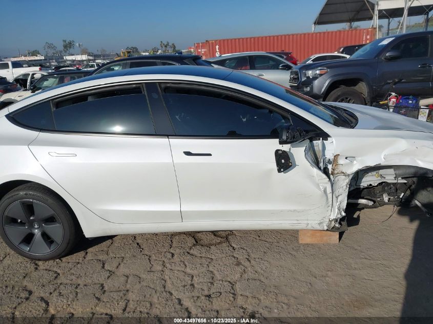 2023 Tesla Model 3 Rear-Wheel Drive VIN: 5YJ3E1EA6PF637900 Lot: 43497656