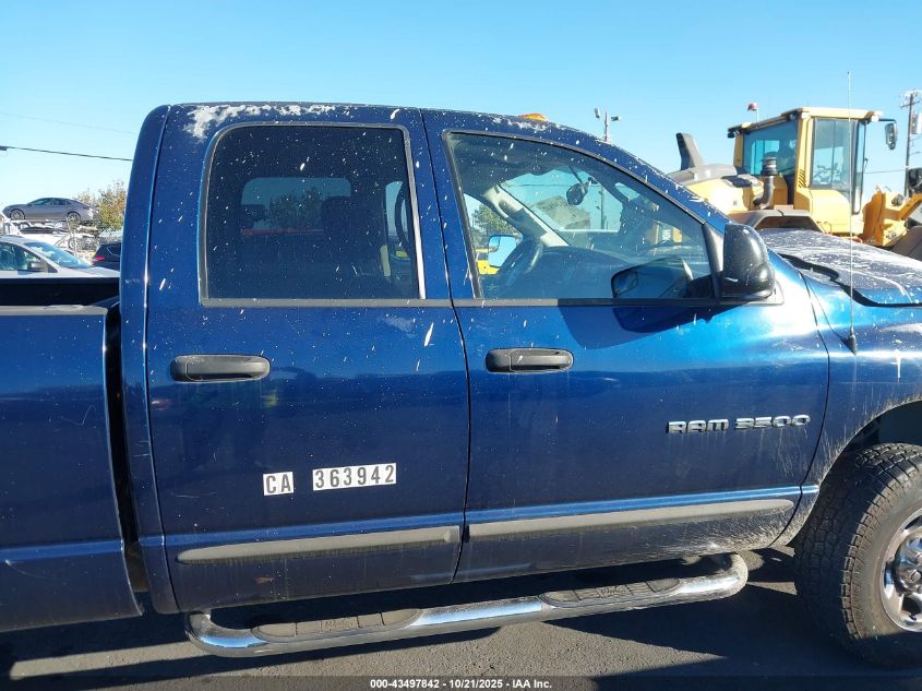 2005 Dodge Ram 3500 Slt/Laramie VIN: 3D7LS38C05G712699 Lot: 43497842