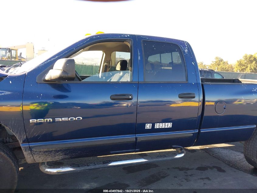 2005 Dodge Ram 3500 Slt/Laramie VIN: 3D7LS38C05G712699 Lot: 43497842