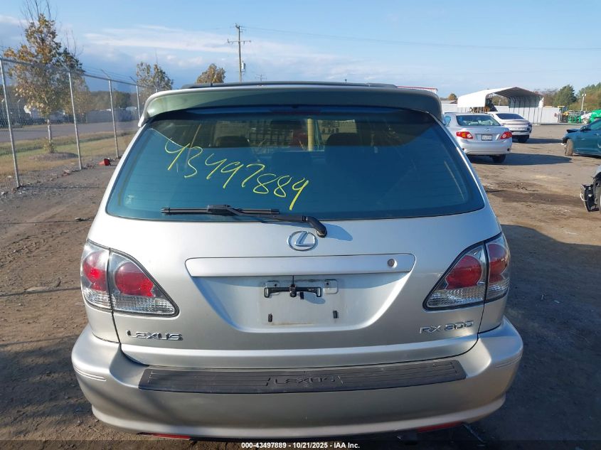 2003 Lexus Rx 300 VIN: JTJHF10U830312353 Lot: 43497889