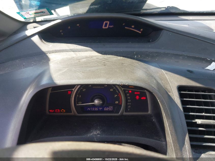 2009 Honda Civic Lx VIN: 2HGFA16559H527980 Lot: 43498051