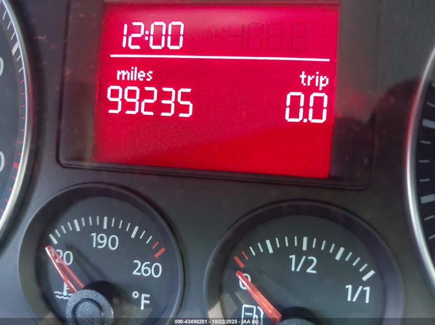 2009 Volkswagen Jetta Se VIN: 3VWRZ71K69M162745 Lot: 43498201