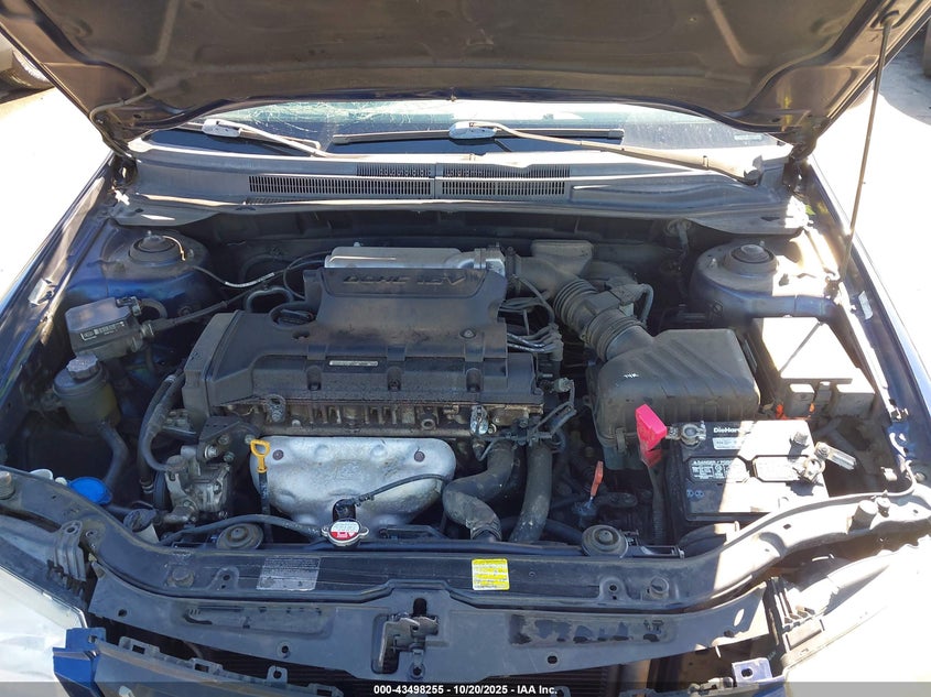 2008 Kia Spectra Ex VIN: KNAFE121985520247 Lot: 43498255