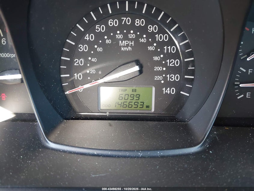 2008 Kia Spectra Ex VIN: KNAFE121985520247 Lot: 43498255