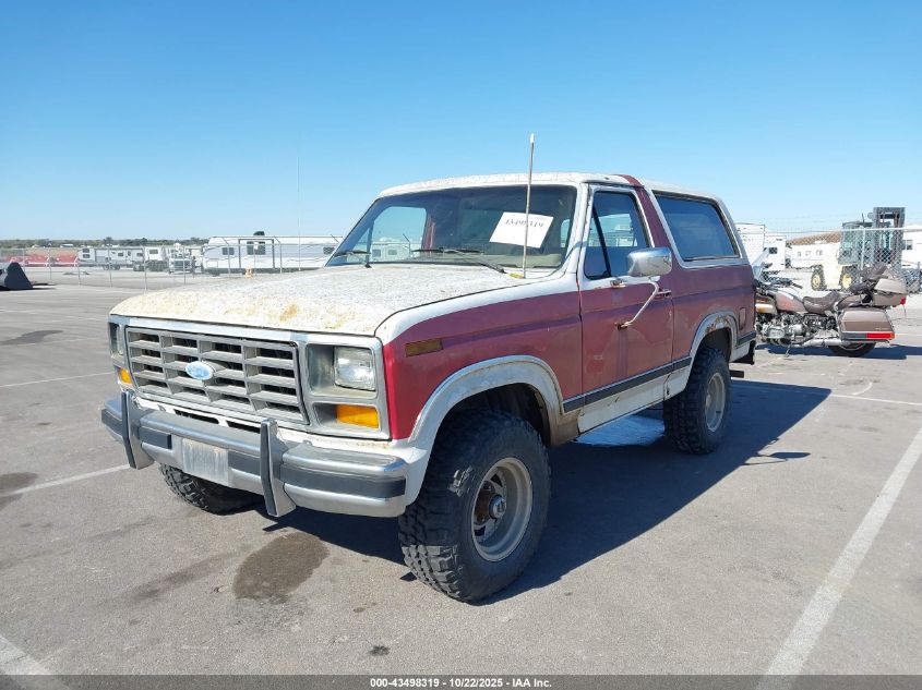 1FMEU15G7ELA23587 1984 FORD BRONCO photo no. 2