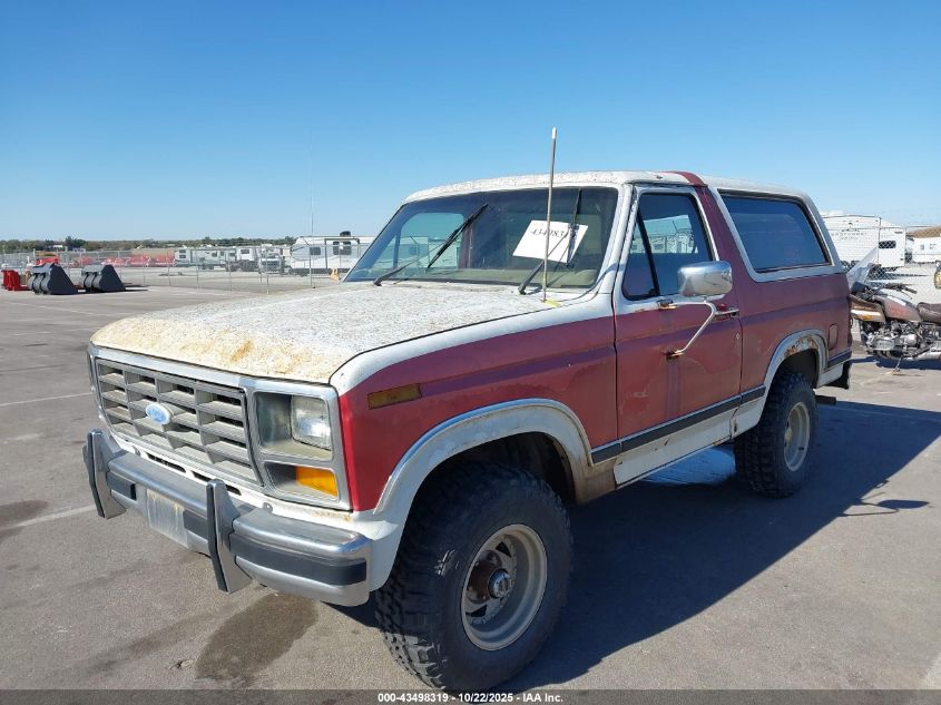 1984 Ford Bronco U100 VIN: 1FMEU15G7ELA23587 Lot: 43498319