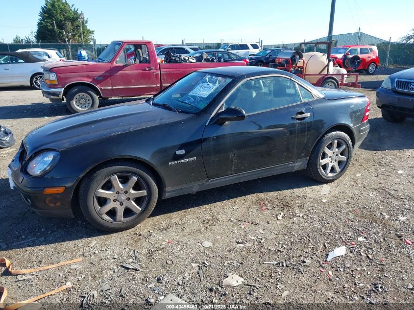 1998 Mercedes-Benz Slk 230 VIN: WDBKK47F1WF010349 Lot: 43498463