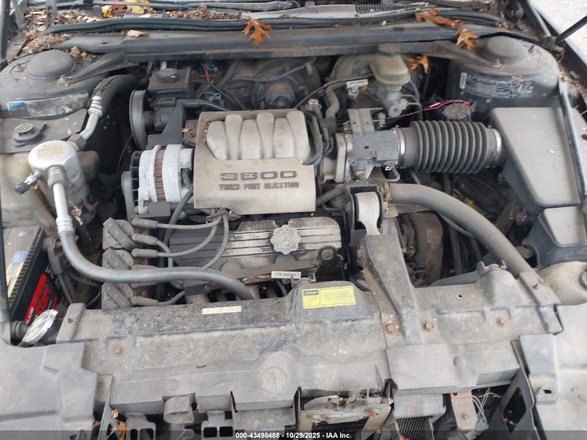 1992 Buick Riviera VIN: 1G4EZ13L2NU401309 Lot: 43498488