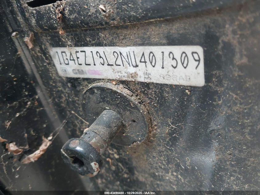 1992 Buick Riviera VIN: 1G4EZ13L2NU401309 Lot: 43498488