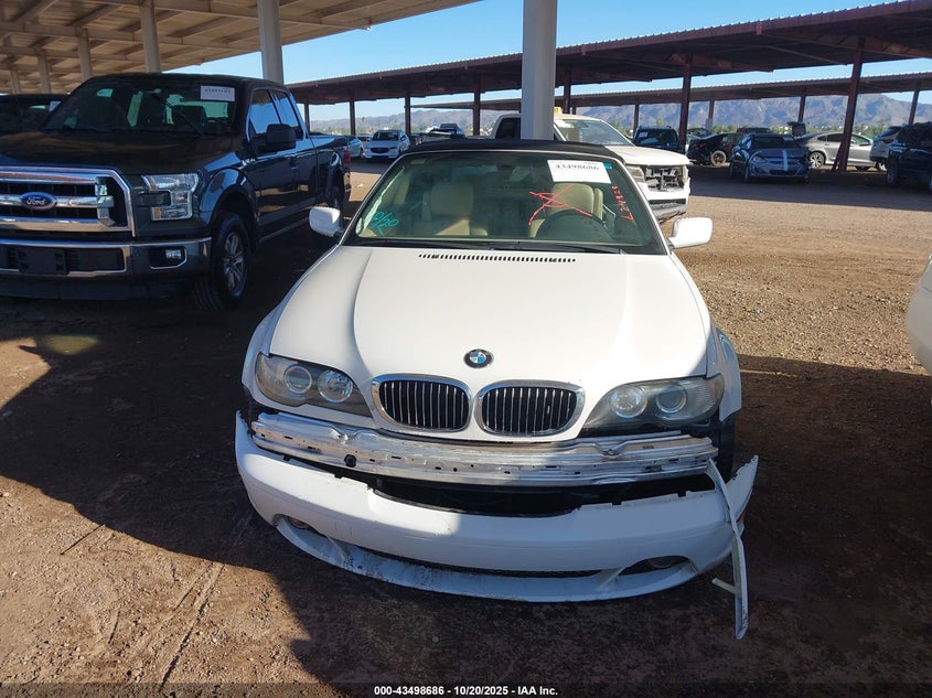 2004 BMW 325Ci VIN: WBABW334X4PL24929 Lot: 43498686