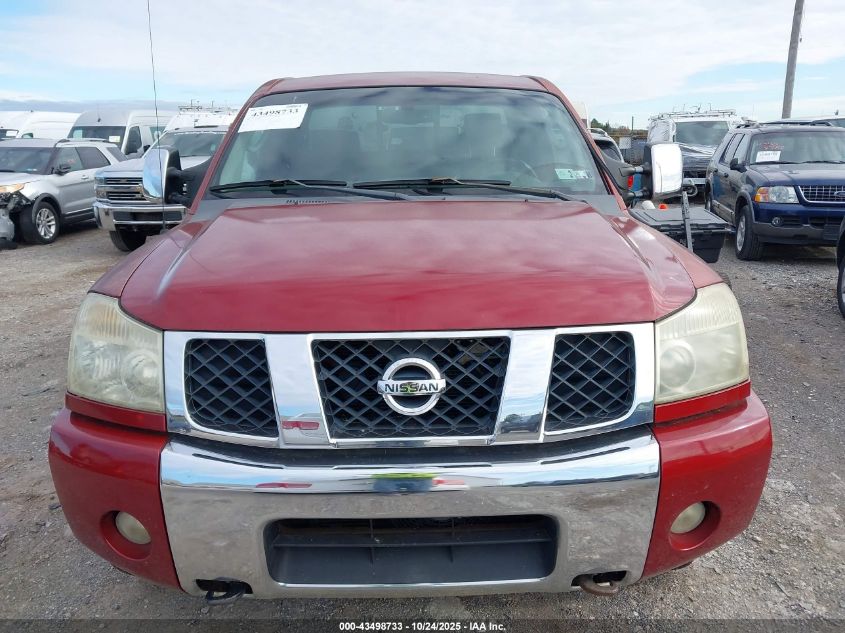2006 Nissan Titan Le VIN: 1N6BA06B36N510091 Lot: 43498733
