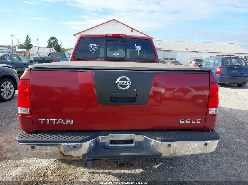 2006 Nissan Titan Le VIN: 1N6BA06B36N510091 Lot: 43498733