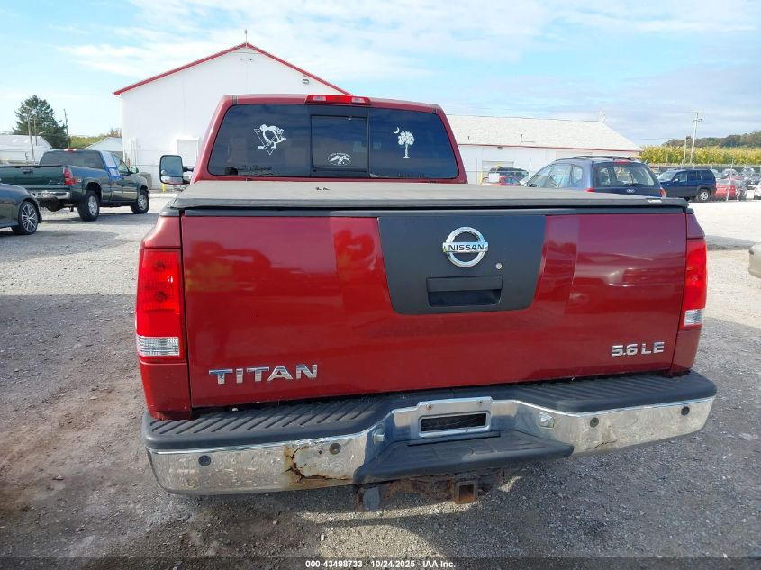 2006 Nissan Titan Le VIN: 1N6BA06B36N510091 Lot: 43498733