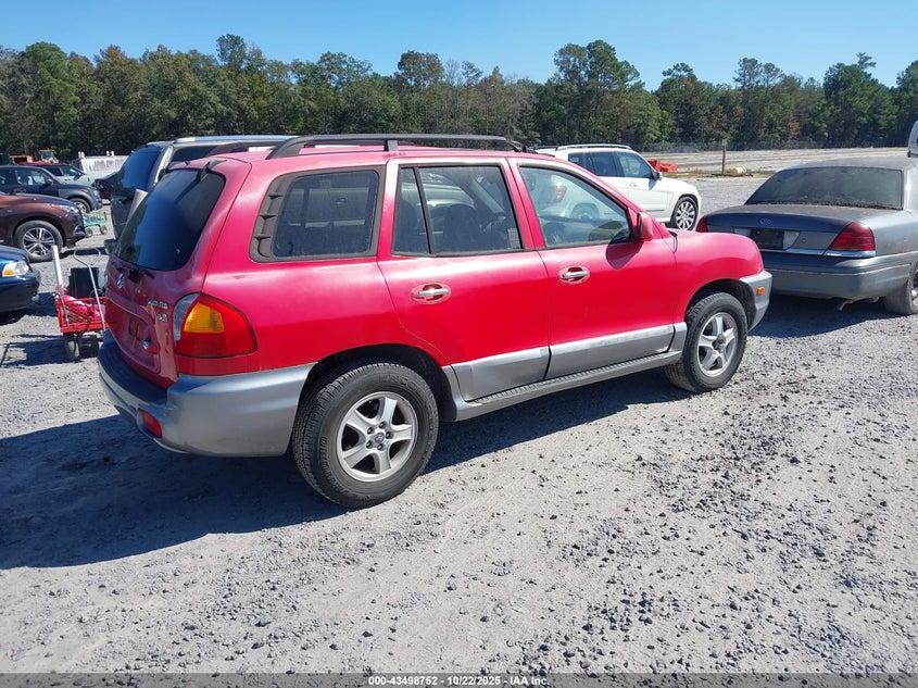 KM8SC13E13U524067 2003 HYUNDAI SANTA FE photo no. 4
