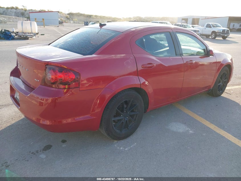 Vin: 1c3cdzcb7cn312928, lot: 43993749, dodge avenger sxt 20124
