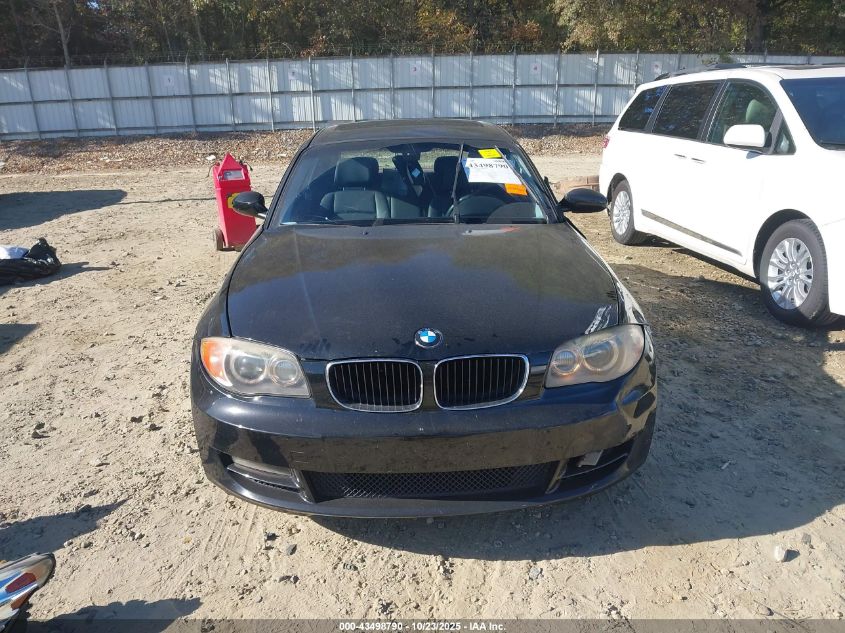 2009 BMW 128I VIN: WBAUP73589VK74623 Lot: 43498790