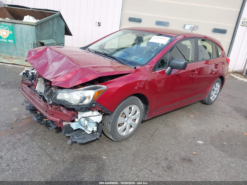 2016 SUBARU IMPREZA 2.0I JF1GPAA68G8253118
