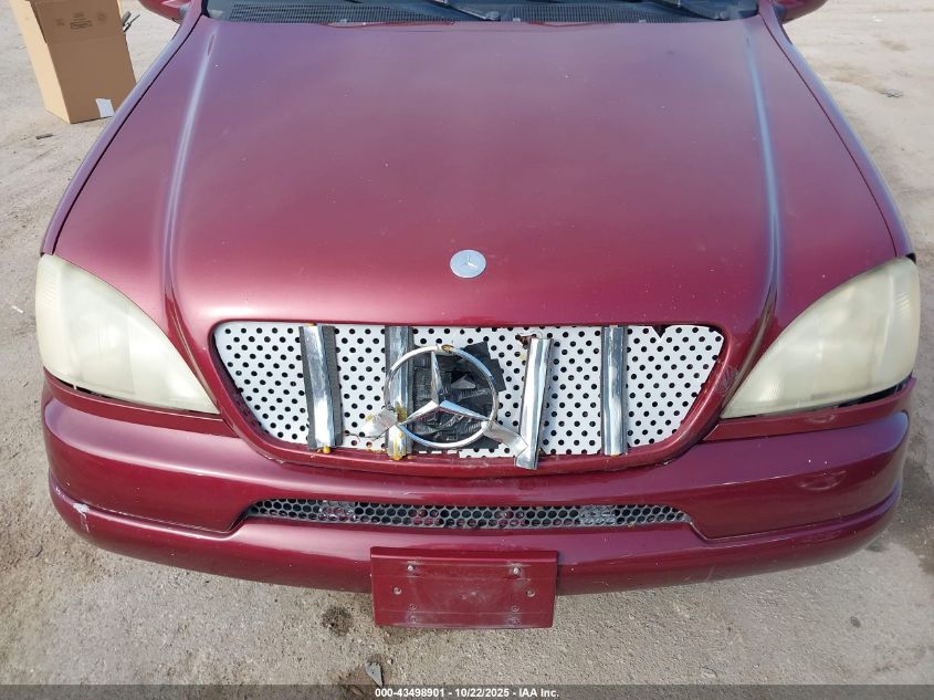 2001 Mercedes-Benz Ml 320 VIN: 4JGAB54E41A240502 Lot: 43498901