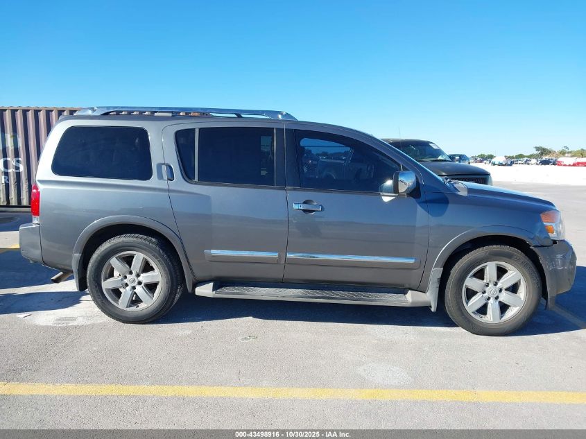 2013 Nissan Armada Platinum VIN: 5N1BA0NF5DN604912 Lot: 43498916