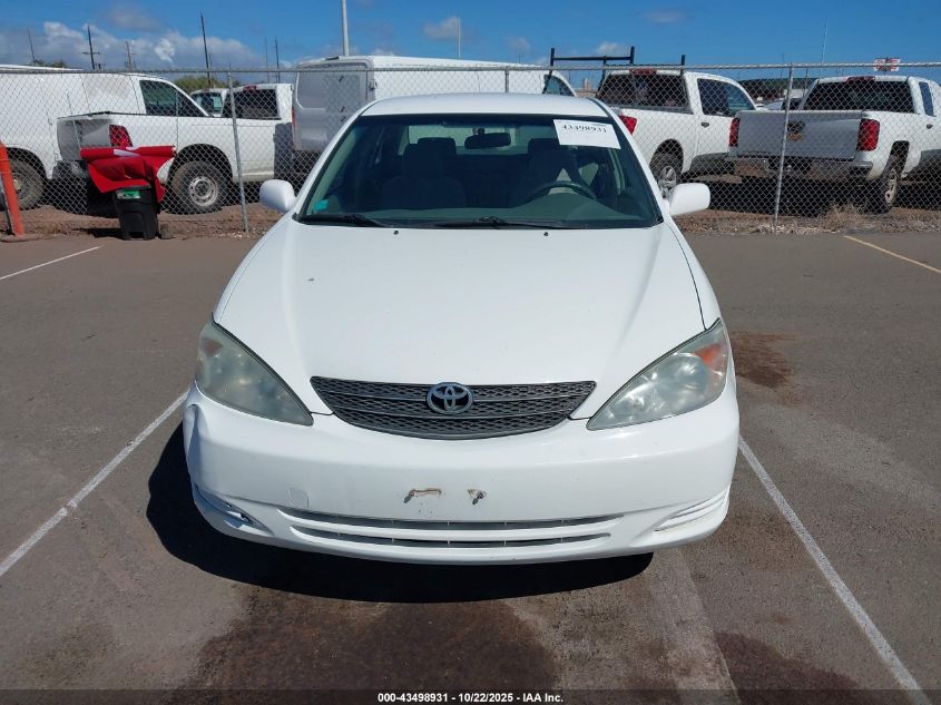 2002 Toyota Camry Le/Se/Xle VIN: JTDBE32K720100500 Lot: 43498931