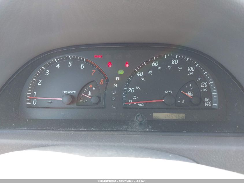 2002 Toyota Camry Le/Se/Xle VIN: JTDBE32K720100500 Lot: 43498931